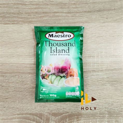 Jual Maestro Thousand Island Salad Dressing Sachet 100gr Salad Mayo