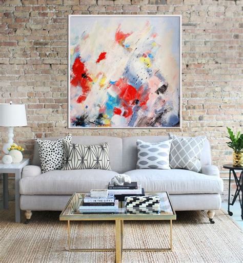 Abstract Painting Giclee Print Abstract Flowers Modern Wall | Etsy