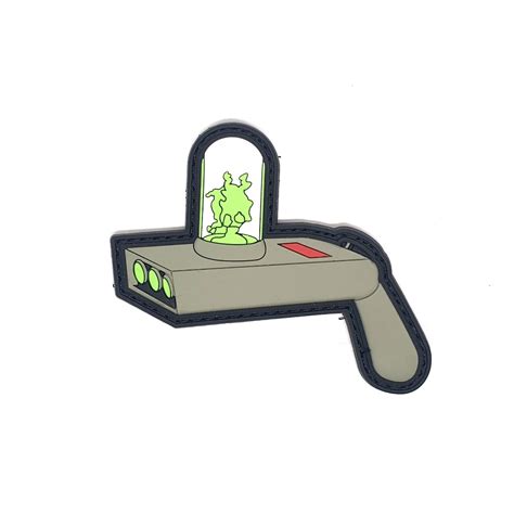 Rick & Morty Portal Gun PVC Patch - Airsoft Direct