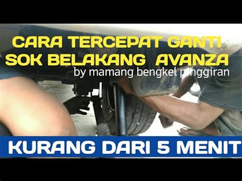 Cara Ganti Shock Belakang Avanza Super Cepat Tanpa Lepas Ban YouTube