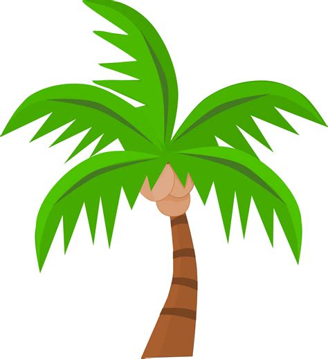 Palm tree drawing vector art. Vector illustration. Tropical summer tree. Coconut tree. 21814046 ...