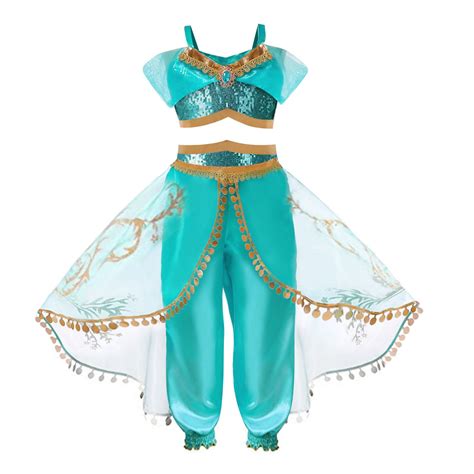 Descripci Nimpresionante Disfraz De Princesa Jasmine De Aladdin Hecho