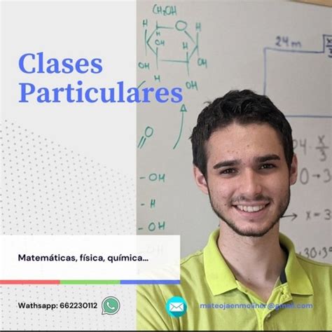 Mateo Valencia Clases de repaso de Matematicas y Física y Química