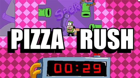 Custom Level Pizza Rush Pizza Tower Level Editor Youtube