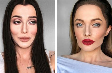 So Amazing The Talented Girl Use Makeup To Transform Herself Into