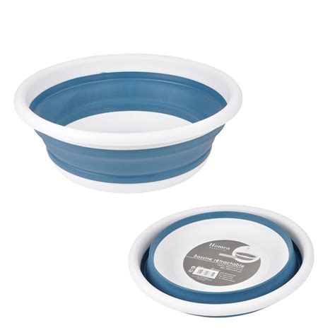 Bassine Ronde R Tractable Multi Usage Bleu Paon L Centrakor