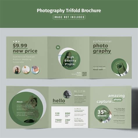 Premium PSD Photography Trifold Brochure Template