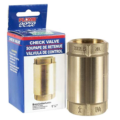 Inline Spring Loaded Check Valve Premium Residential Valves And