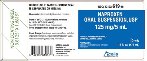 Naproxen Acella Pharmaceuticals Llc Fda Package Insert Page 8