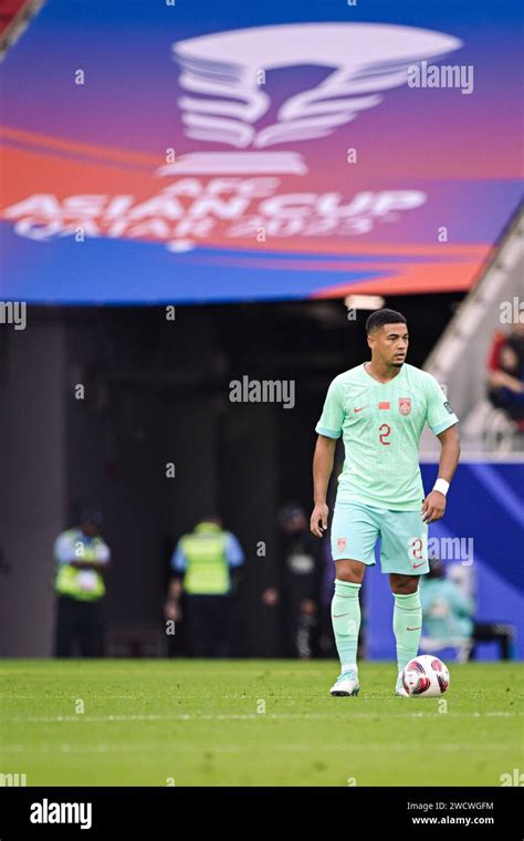 Doha Katar Januar Libanon Gegen China Pr Gruppe A Afc Asian