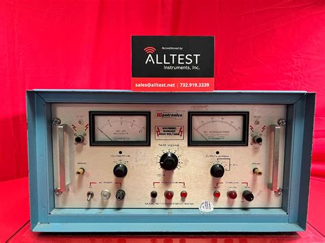 Hd A Hipotronics Kv Ac Kv Dc Hipot Tester Alltest Instruments