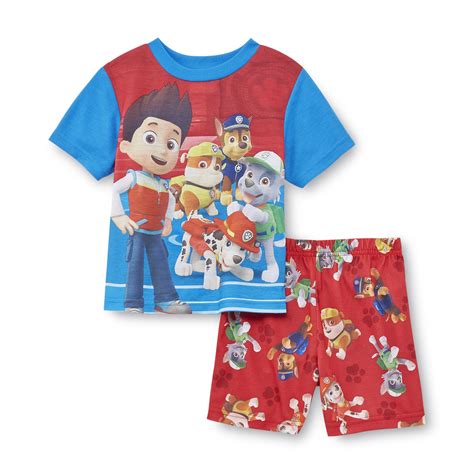 Nickelodeon Paw Patrol Toddler Boys Pajama Shirt And Shorts