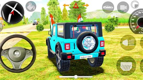 Indian Car Simulator 3d Thar Stunt Black Thar 4×4 Modified Thar