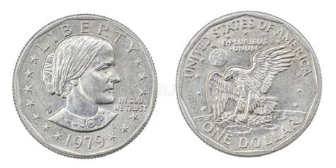 1979 P Fg Susan B Anthony Dollar Front And Back Side First