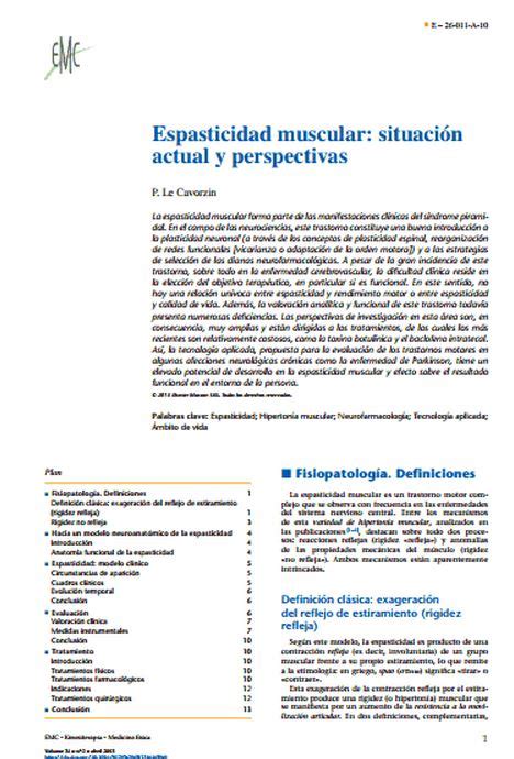 FISIOMÓNICA Espasticidad Muscular Situación actual y perspectiva