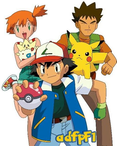 Original Pokemon Characters Ash Brock