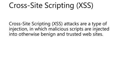 Understanding Cross Site Scripting Xss Attacks And Prevention In Net