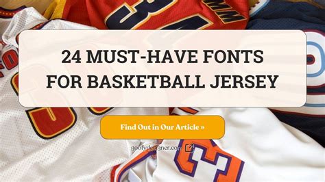 24 Font for Basketball Jersey Choices That Are Most Impressive