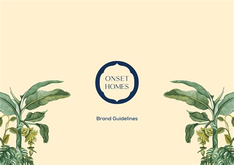 Onset Homes | PDF document | Branding Style Guides