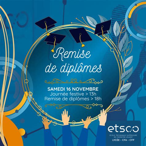 Remise de diplômes 2024 École Technique Supérieure de Chimie de l