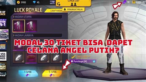 Spin Angel Putih Modal Segini Bisa Hoki Free Fire Indonesia Youtube