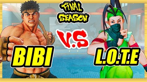 SFV CE Bibi Ryu Vs Lifeontheedge Ibuki Ranked Set Street