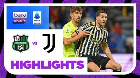 Sassuolo V Juventus Serie A 2324 Match Highlights Youtube