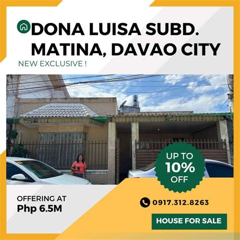 Bedroom House With Sqm Lot Area For Sale In Do A Luisa Subdivision