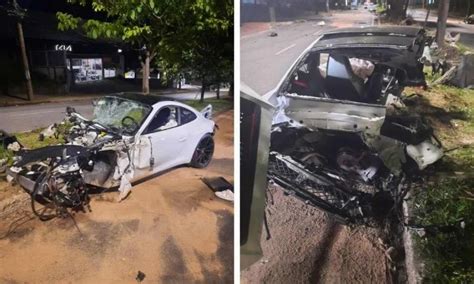 Motorista de Porsche que capotou em BH tem alta do hospital e é levado