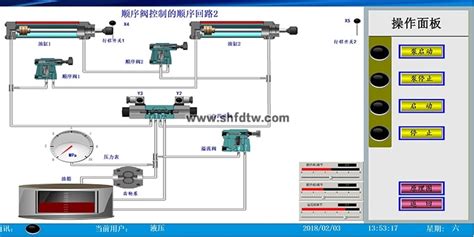 智能液压综合实验台 液压实验装置 智能型液压实训台 液压试验台 上海天威教学公司