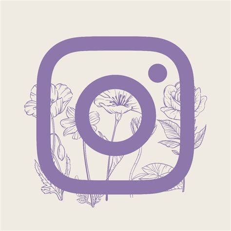 Instagram purple aesthetic in 2022 | Ios app icon design, Iphone icon ...