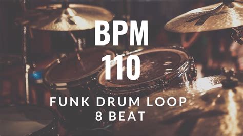 Funk Drum Loop 110 Bpm 8 Beat 드럼비트 110 Youtube