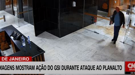 C Meras Mostram Ministro Do Gsi No Pal Cio Do Planalto No Dia De