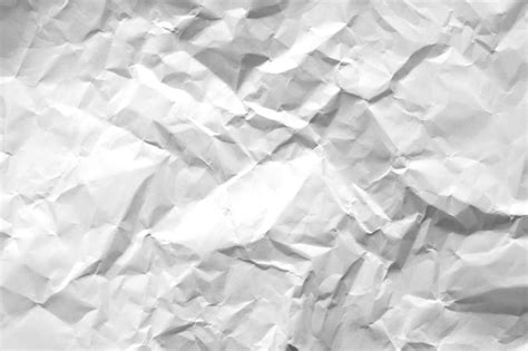 Premium Photo White Crumpled Paper For Background Image