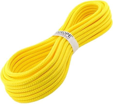 Kanirope Corde Cordage Pp Polypropyl Ne Multibraid Mm M Jaune