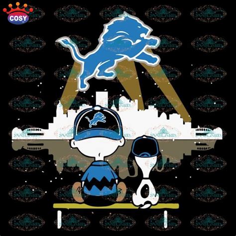 Detroit Lions Svg Snoopy And Peanut Svg Cricut File Clipart In