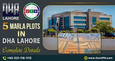 5 Marla Plots In DHA Lahore Complete Details UPN