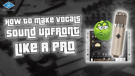 Try This Secret Pro Hack For Upfront Vocals Hip Hop Pop Rap Vocal