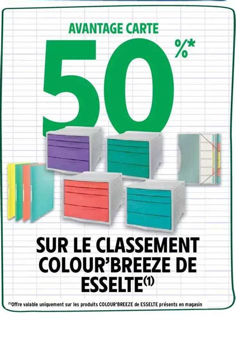 Promo Colour breeze De Esselte chez Intermarché iCatalogue fr