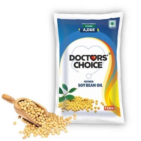 L Doctors Choice Refined Soybean Oil Pouched Packaging Size Litre