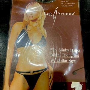 Leg Avenue Intimates Sleepwear Leg Avenue 2pc Slinky Halter