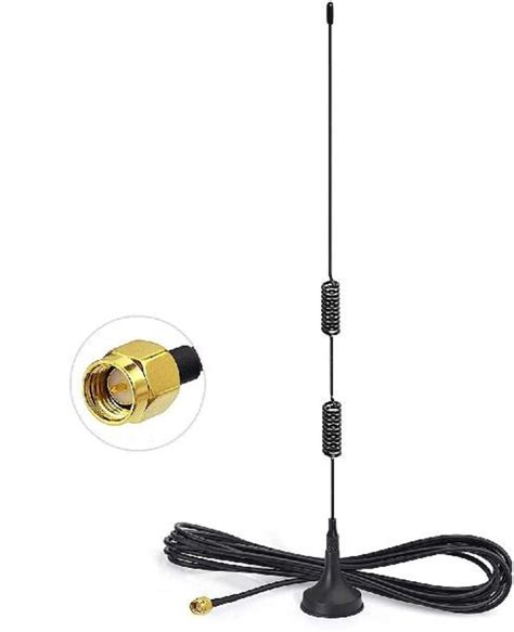 Mhz Dbi Gsm Magnetic Base Omni Springy Antenna With Mtr Wire