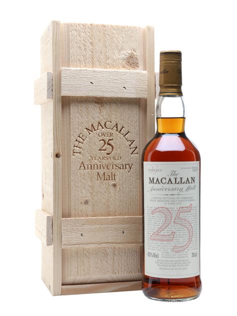 Macallan 25 Year Old Sherry Oak Anniversary Malt Scotch Whisky