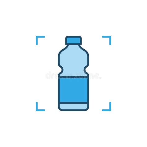 Vector Botella De Pl Stico Concepto Azul Icono Ilustraci N Del Vector