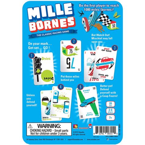 Mille Bornes The Classic Racing Game Fast Paced Card Game Strategy