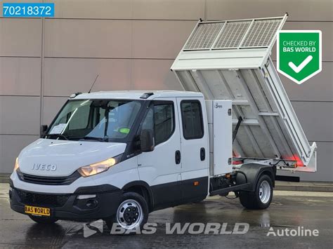 IVECO Daily 35C14 Kipper Dubbele Cabine 3 5t Trekhaak Airco Cruise Tip