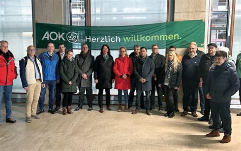 SA1 Besichtigung des neuen Arbeitsumfeldes für AOK Schanzenberg