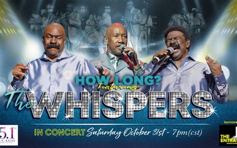 The Whispers are about to perform their first ever digital concert ...