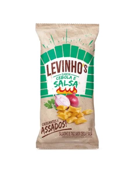 Salgadinho De Cebola E Salsa - Levinho's Salgadinho Cebola e Salsa 50g