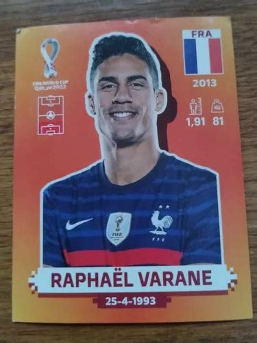 Busca Figurita Mundial Qatar 2022 Leyenda Raphael Varane A La Venta En